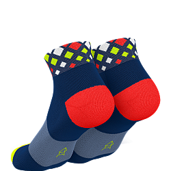INCYLENCE Running Low Cut Socks | Crystals Navy Canary