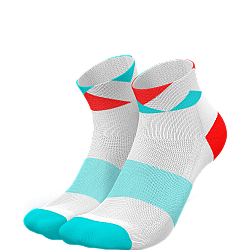 INCYLENCE Running Low Cut Socks | Peaks Cyan Inferno