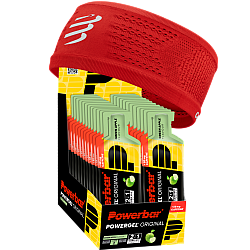 Powerbar PowerGel Original | 24 Gels + Stirnband (WIDE)