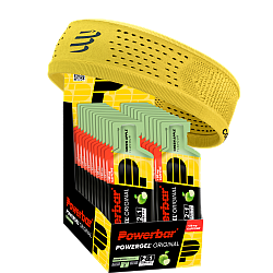 Powerbar PowerGel Original | 24 Gels + Stirnband (THIN)