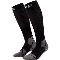 CEP Hiking Light Cushion Merino Compression Socks Damen | Black