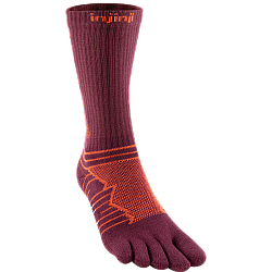 Injinji Ultra Run Crew Zehensocken | Mahogany | Mitteldick