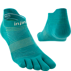 Injinji Run Lightweight No Show Zehensocken | Atlantis | D�nn