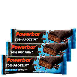 Powerbar Protein+ 30 % Protein Bar | 3 x 55 g | MHD 31.08.26