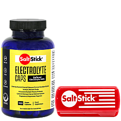 SALT STICK Caps | 100 Salz + Mineralstoff Kapseln | Mit Transportbox