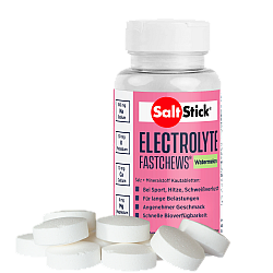 SALT STICK Fastchews | 60 Elektrolyte Kautabletten | Mit Transportbox