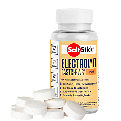SALT STICK Fastchews | 60 Elektrolyte Kautabletten | Mit Transportbox