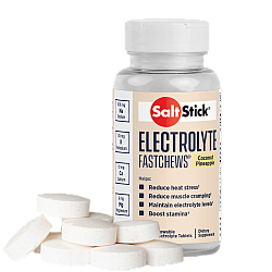 SALT STICK Fastchews | 60 Elektrolyte Kautabletten | Mit Transportbox