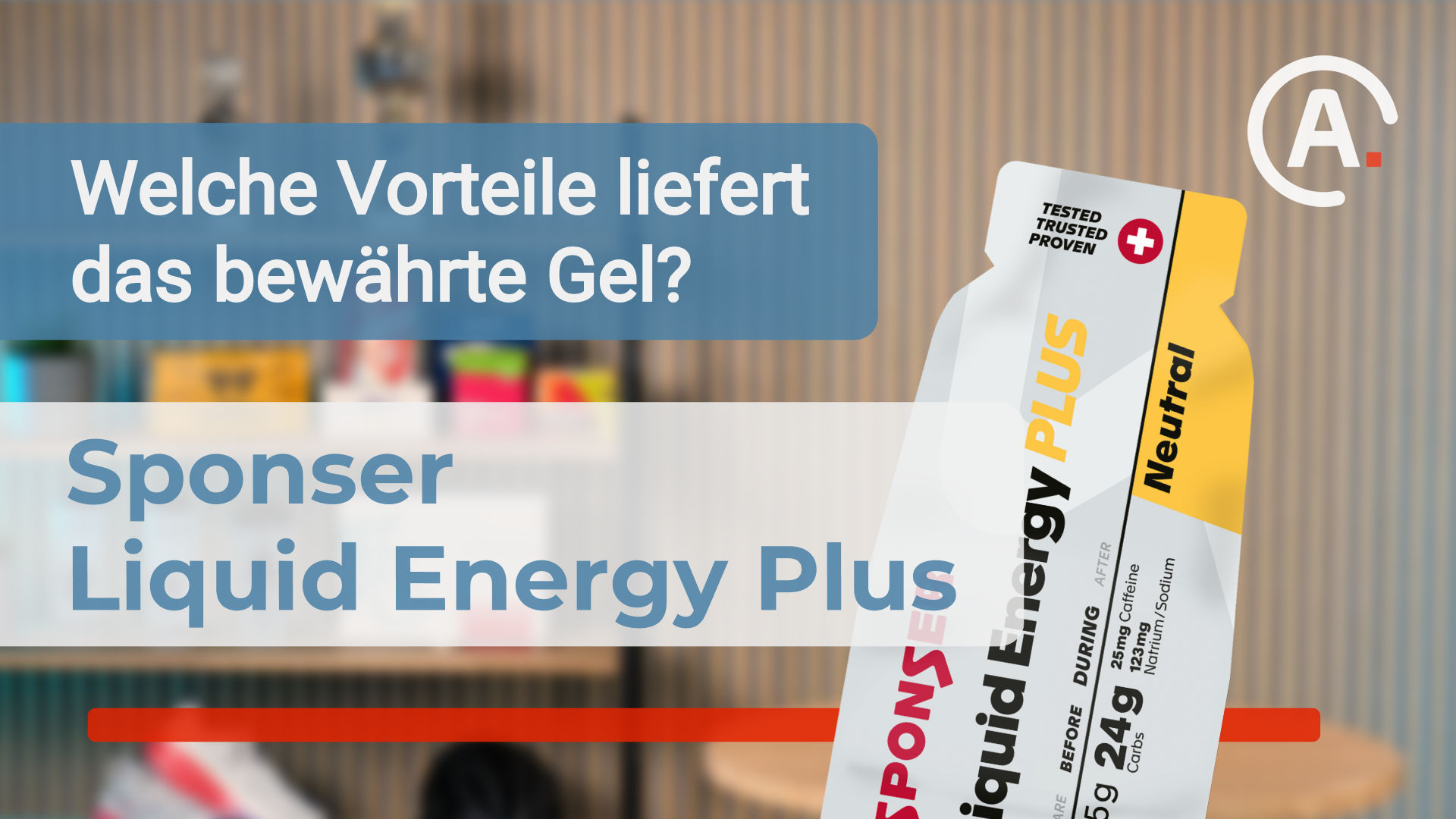 Sponser Liquid Energy PLUS Gel Produktvorstellung | Energie und Koffein aus der Tube