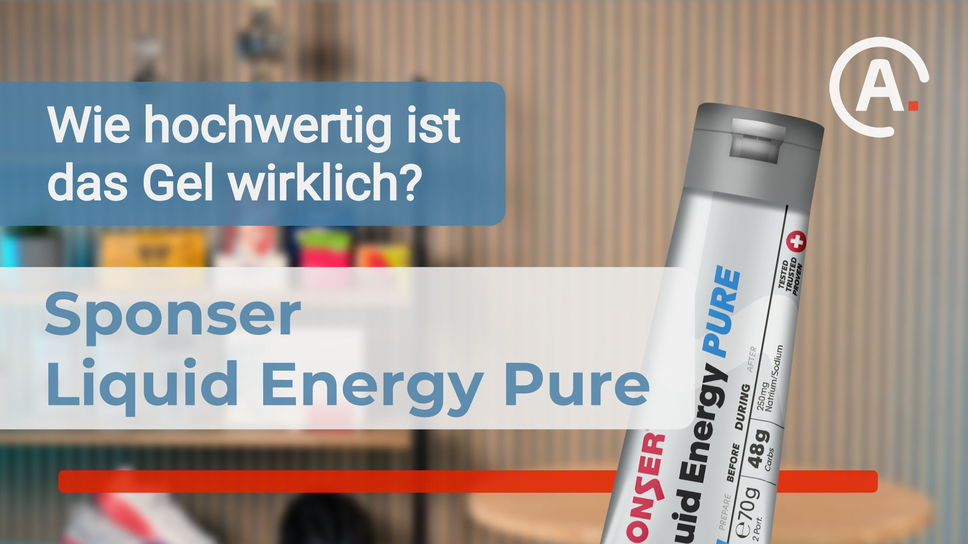 Sponser Liquid Energy Gel PURE Produktvorstellung | Pure Energie mit 70 g Kohlenhydraten